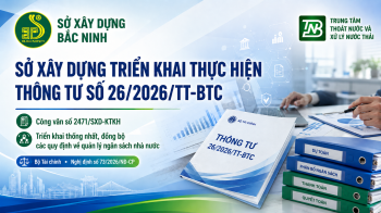 Sở Xây dựng triển khai thực hiện Thông tư số 26/2026/TT-BTC về quản lý ngân sách nhà nước