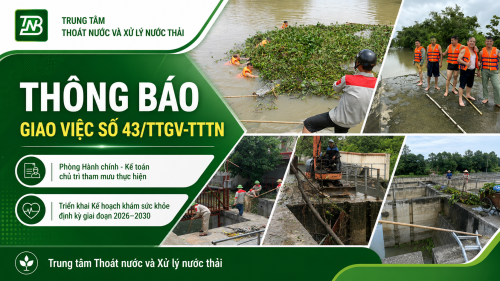 THÔNG BÁO GIAO VIỆC SỐ 43/TTGV-TTTN: Về việc tham mưu triển khai thực hiện Kế hoạch khám sức khỏe định kỳ cho viên chức, người lao động giai đoạn 2026–2030