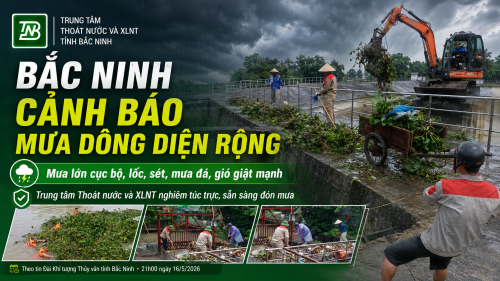 Bắc Ninh: Cảnh báo mưa dông diện rộng, mưa lớn cục bộ, lốc, sét, mưa đá và gió giật mạnh