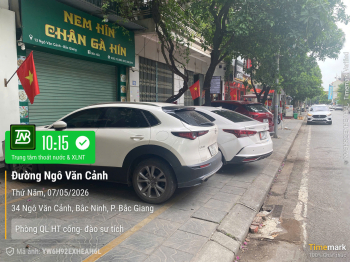 Kiểm tra hệ thống thoát nước trước đợt mưa lớn tại phường Bắc Giang ngày 07/5/2026