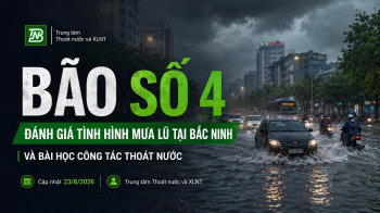 BÃO SỐ 4 VÀ BÀI HỌC VỀ CÔNG TÁC THOÁT NƯỚC, CHỐNG NGẬP TRONG ĐIỀU KIỆN MƯA LỚN - LŨ SÔNG CÙNG GIA TĂNG