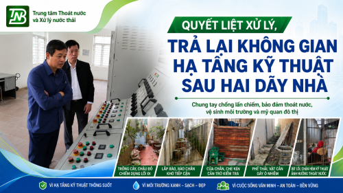 Chung tay trả lại không gian hạ tầng kỹ thuật sau hai dãy nhà: Quyết liệt từ chỉ đạo đến hành động