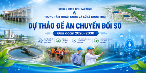 (Dự thảo)  Đề án chuyển đổi số  Trung tâm Thoát nước và Xử lý nước thải tỉnh Bắc Ninh  Giai đoạn 2026-2030