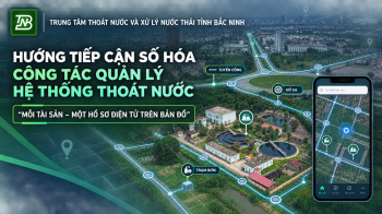 Hướng tiếp cận số hoá công tác quản lý hệ thống Thoát nước và Xử lý nước thải của Trung tâm