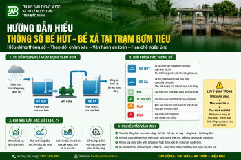 HIỂU ĐÚNG CÁC THÔNG SỐ MỰC NƯỚC BỂ HÚT, BỂ XẢ TẠI TRẠM BƠM TIÊU